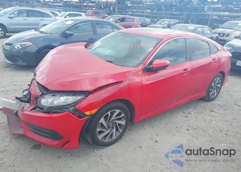 2018 Honda Civic Ex z USA, uszkodzony, nr VIN 2HGFC2F78JH604394